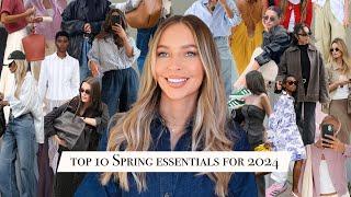 TOP 10 SPRING ESSENTIALS FOR 2024 - ON TREND AND CAPSULE