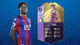 POTM WILFRIED ZAHA PLAYER REVIEW ¦ FIFA 18 ¦ 88 ZAHA REVIEW