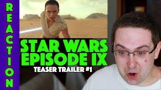 REACTION Star Wars Episode IX The Rise of Skywalker - Teaser Trailer #1 - Daisy Ridley Movie 2019