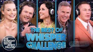Best of the Whisper Challenge Margot Robbie Will Ferrell and More Vol. 1  The Tonight Show