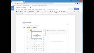 Chemical Equations in Google Docs