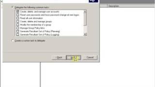 19 How to Delegate Control Groups or Users on Windows Server 2003