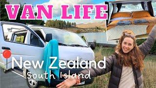 VAN LIFE SOUTH ISLAND  New Zealand TRAVEL VLOG 2023  1 WEEK ITINERARY DOWNLOAD