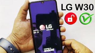 LG W30- Hard Reset  Forgot Password  Format without pc  