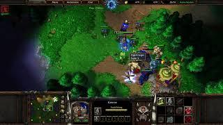 Warcraft 3 Reforged 1on1 Orc vs Nightelf  Full WC3 Gameplay