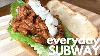 Smokey Chicken Sub Sandwich  Make your own foot-long at home