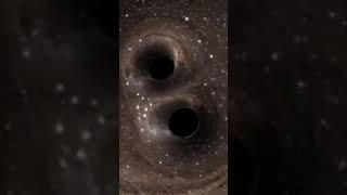 موج گرانشی حاصل از ادغام شدن دو سیاه چاله در یک دیگر ، merging of two black holes in each other