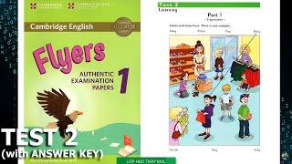 Flyers 1 TEST 2 Authentic Examination Papers - Listening Tests 2 ĐÁP ÁN trong phần mô tả