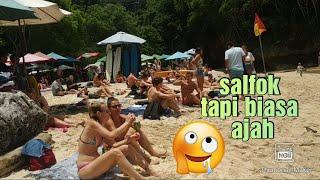 BULE di Bali  lebih suka ke pantai Padang padang. Sampe SALFOK 