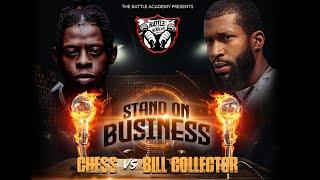 CHESS VS BILL COLLECTOR FULL BATTLE STAND ON BUSINESS