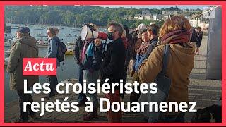 Huées et gendarmes pour accueillir les croisiéristes à Douarnenez