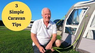 3 Simple Caravan Tips