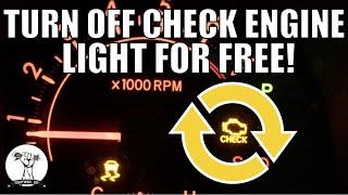 EASY Turn Off Check Engine Light for FREE