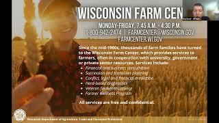 The WI Farm Center - Here When Farmers Need Us