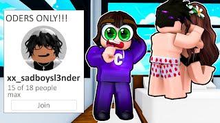 I Snuck Into A ODERS Only SERVER in Roblox Brookhaven