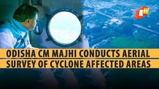 Odisha CM Mohan Majhi Conducts Aerial Survey Of Cyclone Dana And Flood-Affected Areas