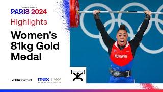 OLYMPIC RECORD ️  Womens 81kg - Gold  #Paris2024  #Olympics