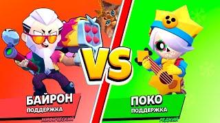 БАЙРОН против ПОКО САМЫЙ СИЛЬНЫЙ БРАВЛЕР В BRAWL STARS