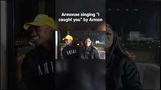 Armonae singing “I caught you” by Armon #reginaecarter #armonae #armonwarren