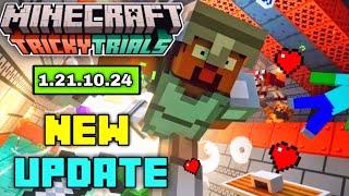 Minecraft PE 1.21.10.24 official beta version released  minecraft official beta update is here avi