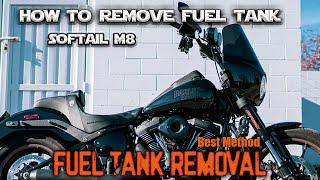 How to Remove Harley Fuel Tank - Harley Davidson M8 Softail