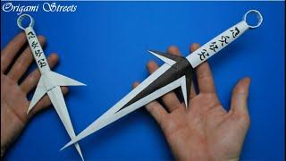 How to make a big kunai Minato out of paper.