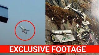 Nepal Plane crash Exclusive Video footage  ️