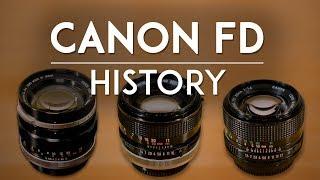 The History of Canon FD Lenses