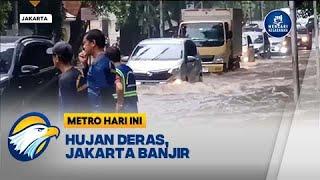 Imbas Hujan Deras Jalan Ciledug Raya Jakarta Terendam Banjir