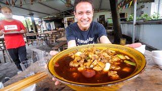 Chinese Street Food - GIANT 4.5 Kg. ROOSTER In BOWL in Chengdu China Part 2