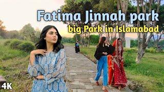 walking in Fatima Jinnah park F - 9 Pakistan Islamabad 2022 4K