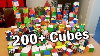 My Rubiks Cube Collection 200+ Cubes