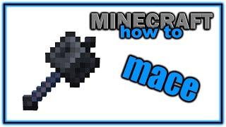 How to Craft and Use a Mace in Minecraft 1.21+  Easy Minecraft Tutorial