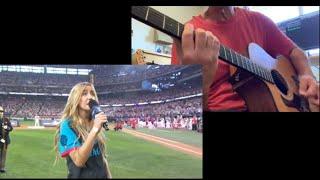 Ingrid Andress Star Spangled Banner With Guitar Chords #ingridandress #nationalanthem