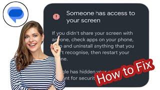 How to Fix Someone has access to your screen message problem  Youre sharing your screen Error Fix