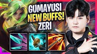 GUMAYUSI TRIES ZERI WITH NEW BUFFS - T1 Gumayusi Plays Zeri ADC vs Jinx  Season 2024