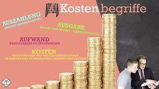 Abgrenzung von Aufwand Kosten Ausgabe und Auszahlung einfach erklärt mit Beispiel