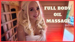 The Cute Girl In The Sauna Flirts With You ️ASMR ROLEPLAY Massage Personal Attention