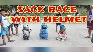 SACK RACE WITH HELMET