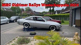 Mit Opel Manta auf MSC Oldtimer Rallye 2024 ADAC Westerkappeln