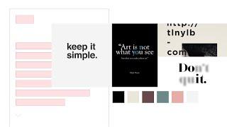 Design with me  How I customize a Squarespace design template