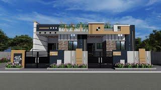 40x30 House Plan 40x30 house design 1200 Sqft House Plan 9X12 Meter House Design with walkthrough