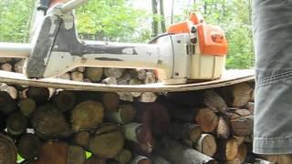 Stihl FS500 Clearing saw cold start