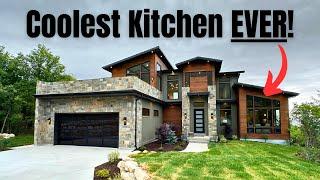 INCREDIBLE 4 Bedroom Mountain Modern Home w Coolest Kitchen Ever