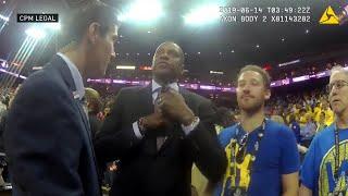 New video shows Masai Ujiri was shoved first in NBA Finals altercation