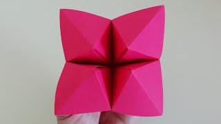 Origami Tuzluk Yapımı - Kağıttan Tuzluk Nasıl Yapılır - Fortune Teller
