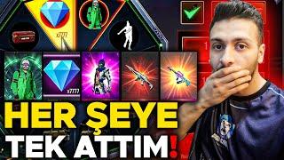 YEŞİL KANUNSUZ 7777 ELMAS ELİTT PASS HERŞEYİ ALDIK ATÖLYEDEN FREE FİRE