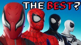 Reviewing every FORTNITE SPIDER-MAN SKIN and other items