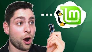 Linux Tips - Install Linux Mint 21 Vanessa on a USB Drive 2022