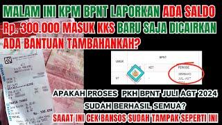 CEK SALDO KPM BPNT JULI AGUSTUS ADA SALDO 300 RIBU_Hasil Cekbansos.kemensos go id  saat hari ini